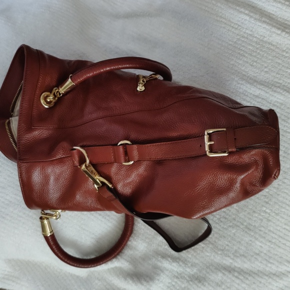 Handbag-Kristen Bell for Erica Anenberg, Brown, large - Picture 4 of 10